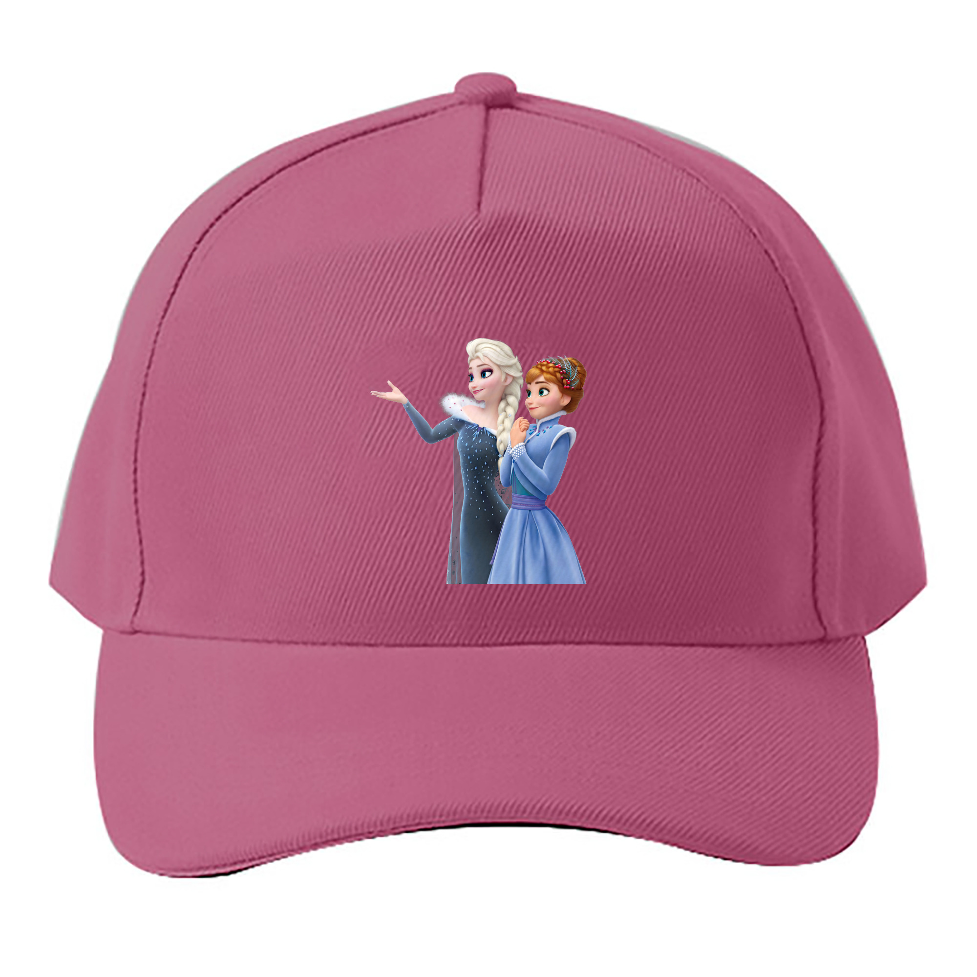 （画像用） アナと雪の女王 アンナ エルサ Frozen Anna Elsa ベースボールキャップ 綿100％ 男女兼用 帽子 スポーツ